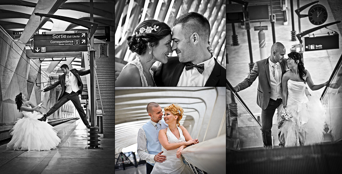 Photo mariage gare et aéroport Lyon